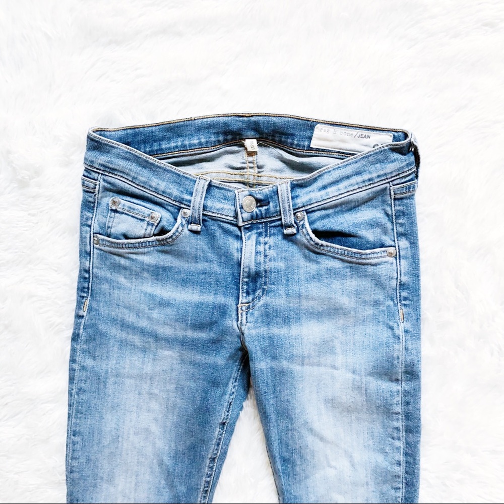 Rag & Bone Ripped Denim Jeans Ripped Capri sz25 - Picture 5 of 7